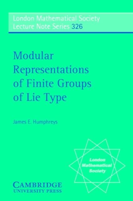 Produktbild: Modular Representations of Finite Groups of Lie Type