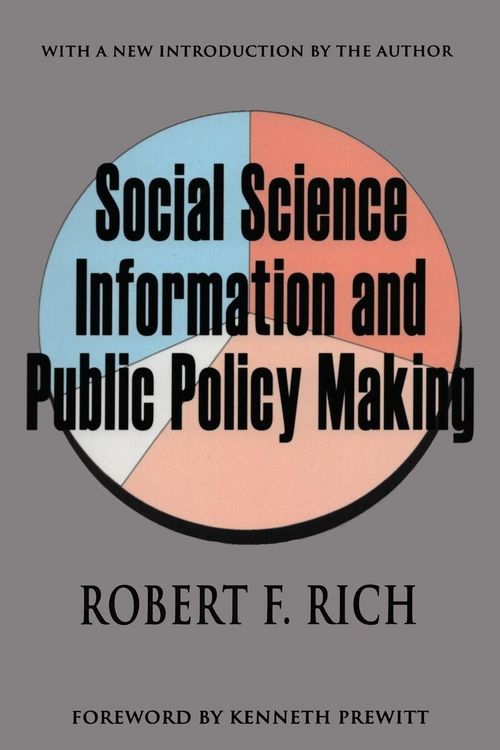 Produktbild: Social Science Information and Public Policy Making