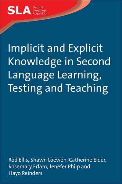 Produktbild: Implicit and Explicit Knowledge in Second Language Learning, Testing and Teaching