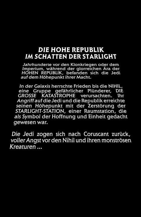 Produktbild: Star Wars Comics: Die Hohe Republik - Die Schatten der Starlight