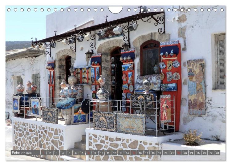 Produktbild: Kreta Pur - Eine Bilderreise f&uuml;r die Sinne (Wandkalender 2026 DIN A4 quer), CALVENDO Monatskalender