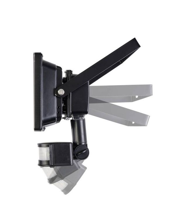 Produktbild: Sygonix SY-5461110 Solar-Spot mit Bewegungsmelder 30W Leuchtfarben: Neutralwei&szlig;