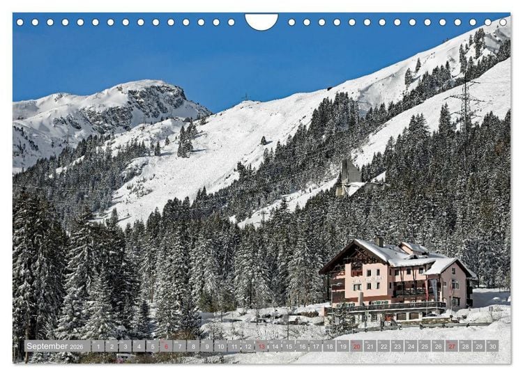 Produktbild: St. Anton am Arlberg (Wandkalender 2026 DIN A4 quer), CALVENDO Monatskalender