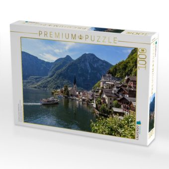 Produktbild: CALVENDO Puzzle Schiffahrt auf dem Hallst&auml;tter See | 1000 Teile Lege-Gr&ouml;&szlig;e 64x48cm Foto-Puzzle f&uuml;r gl&uuml;ckliche Stunden