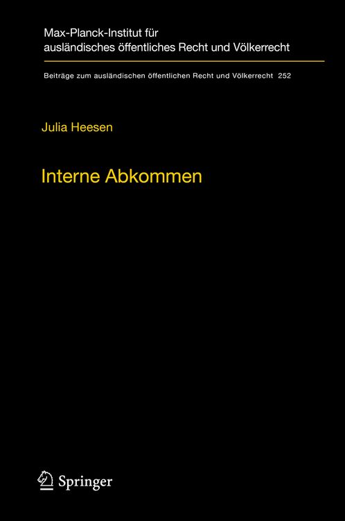 Produktbild: Interne Abkommen
