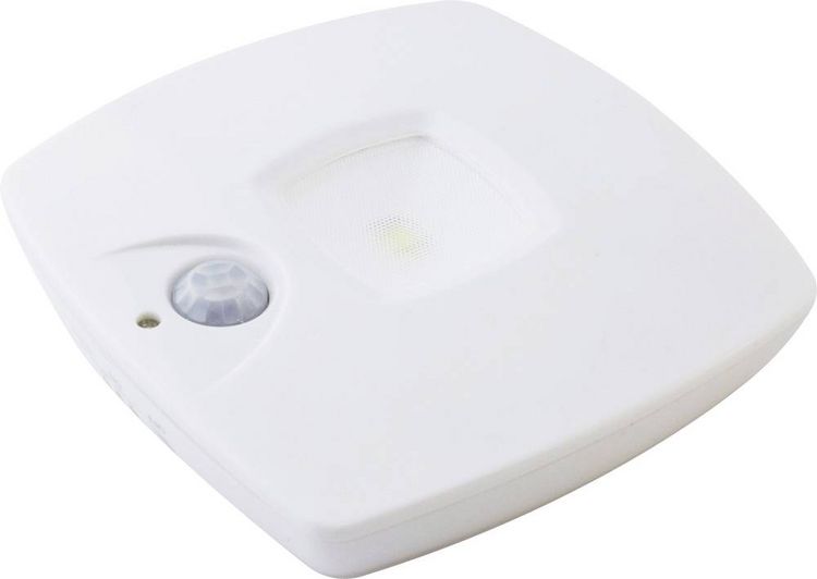 Produktbild: M&uuml;ller-Licht 27700015 LED-Nachtlicht mit Bewegungsmelder Quadratisch LED Tageslichtwei&szlig; Wei&szlig;