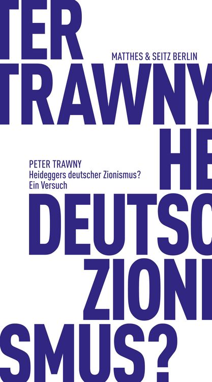 Produktbild: Heideggers deutscher Zionismus?
