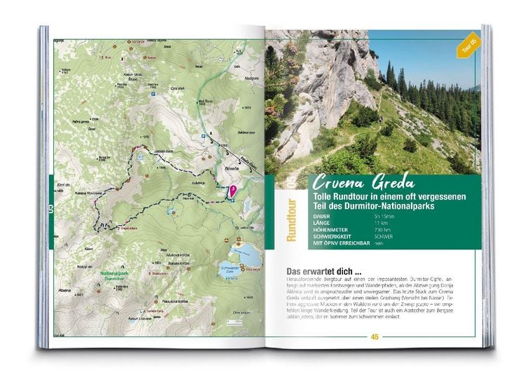 Produktbild: KOMPASS Endlich Wildnis - Montenegro