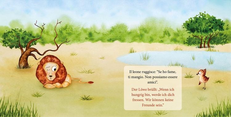 Produktbild: Flieg, kleiner Vogel. - Vola, uccellino.