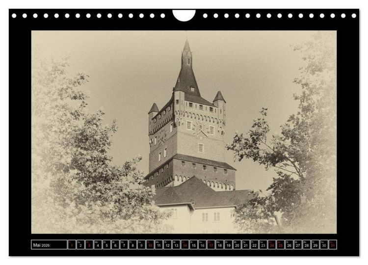 Produktbild: Klever Ansichten wie anno dazumal (Wandkalender 2026 DIN A4 quer), CALVENDO Monatskalender