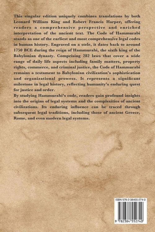 Produktbild: The Code of Hammurabi