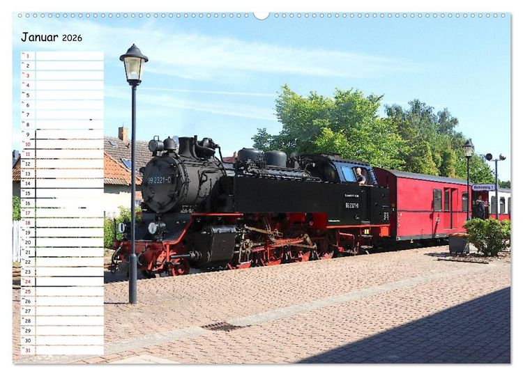 Produktbild: K&uuml;hlungsborn Geburtstagsplaner (Wandkalender 2026 DIN A2 quer), CALVENDO Monatskalender