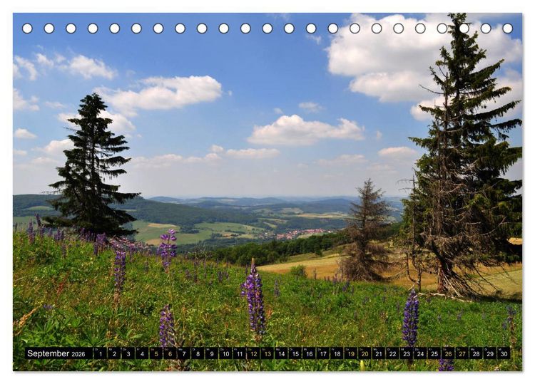 Produktbild: Rh&ouml;ner Impressionen (Tischkalender 2026 DIN A5 quer), CALVENDO Monatskalender