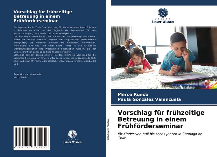 Produktbild: Vorschlag f&uuml;r fr&uuml;hzeitige Betreuung in einem Fr&uuml;hf&ouml;rderseminar