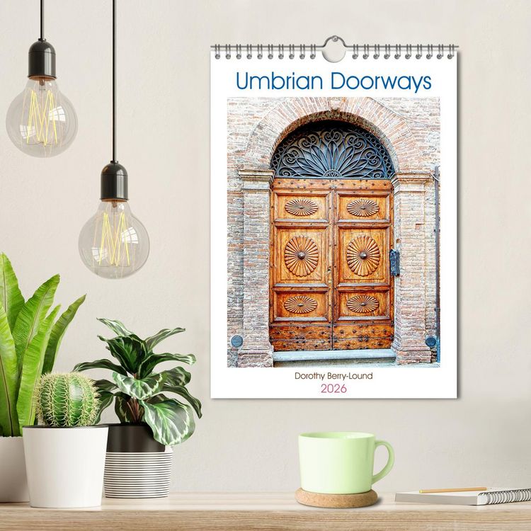 Produktbild: Umbrian Doorways (Wall Calendar 2026 DIN A4 portrait), CALVENDO 12 Month Wall Calendar