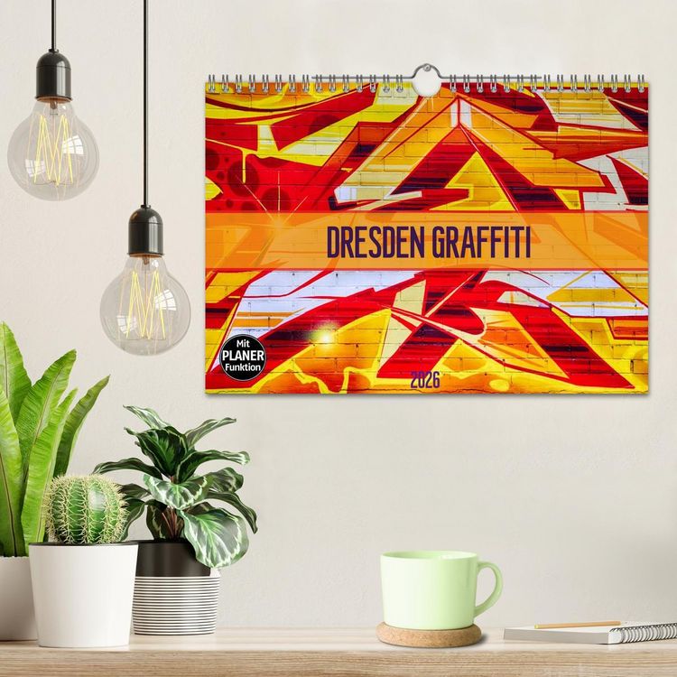 Produktbild: Dresden Graffiti (Wandkalender 2026 DIN A4 quer), CALVENDO Monatskalender