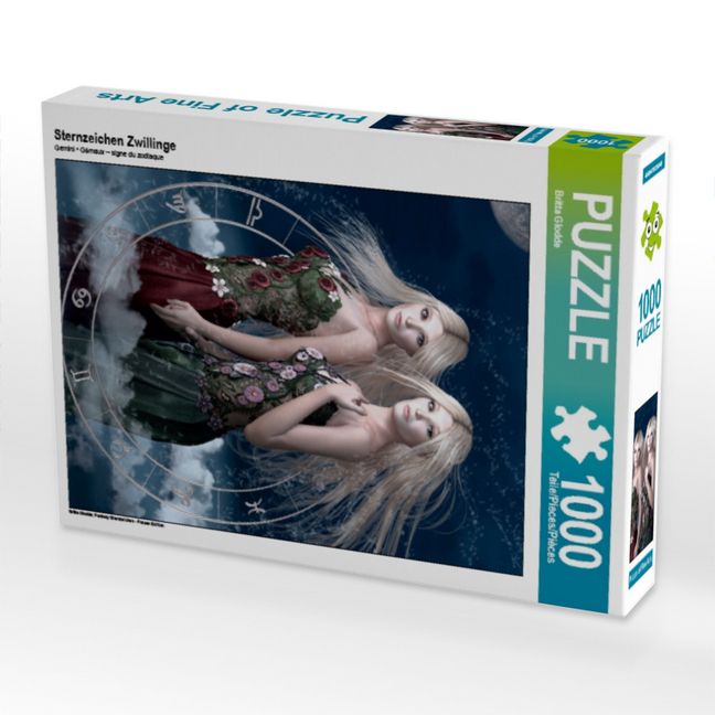 Produktbild: CALVENDO Puzzle Sternzeichen Zwillinge | 1000 Teile Lege-Gr&ouml;&szlig;e 64x48cm Foto-Puzzle f&uuml;r gl&uuml;ckliche Stunden