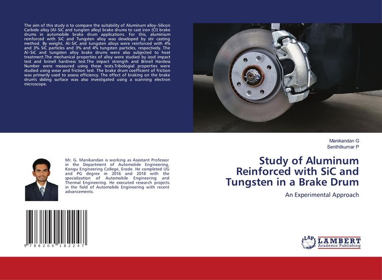 Produktbild: Study of Aluminum Reinforced with SiC and Tungsten in a Brake Drum