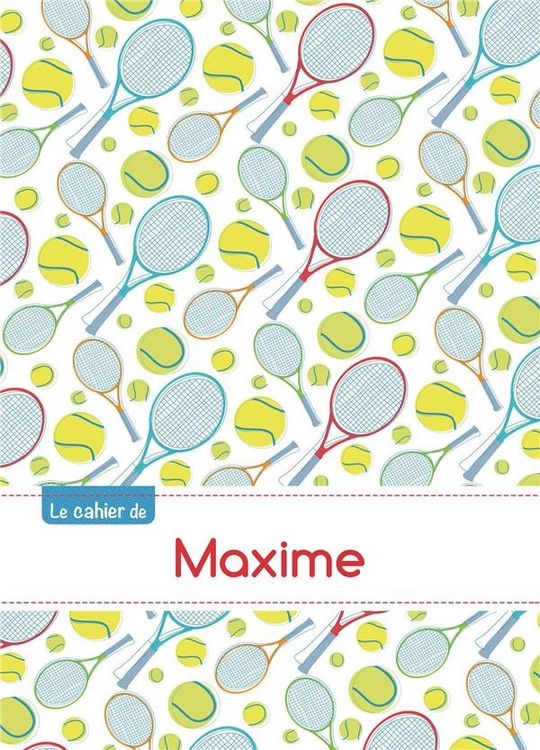 Produktbild: Cahier maxime seyes,96p,a5 tennis