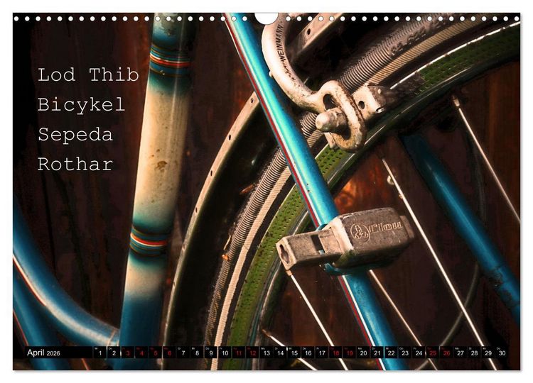 Produktbild: Weltfahrrad (Wandkalender 2026 DIN A3 quer), CALVENDO Monatskalender