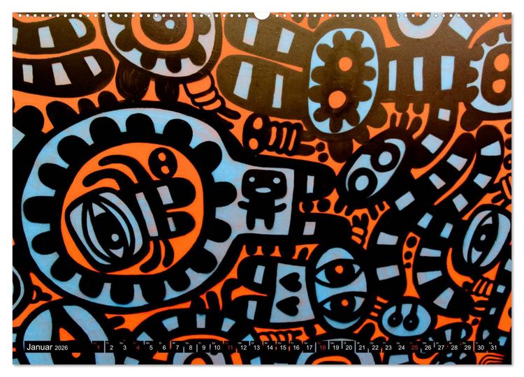 Produktbild: Street art London Michael Jaster (hochwertiger Premium Wandkalender 2026 DIN A2 quer), Kunstdruck in Hochglanz