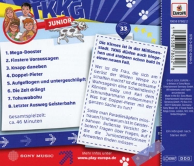 TKKG Junior 33. Wirbel um die Wilde Wespe
