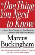 Produktbild: The One Thing You Need to Know