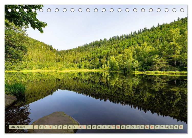 Produktbild: Karseen im Nordschwarzwald (Tischkalender 2026 DIN A5 quer), CALVENDO Monatskalender