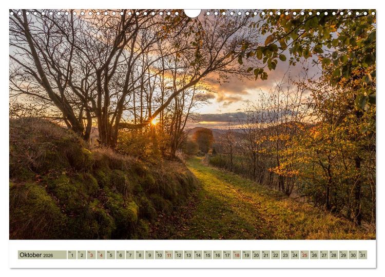 Produktbild: Sauerland - Land der tausend Berge (Wandkalender 2026 DIN A3 quer), CALVENDO Monatskalender
