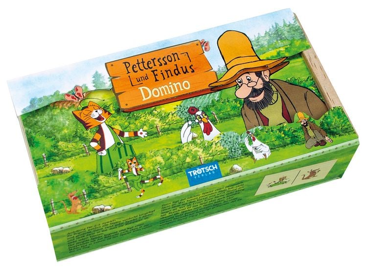 Produktbild: Holz-Domino Pettersson und Findus