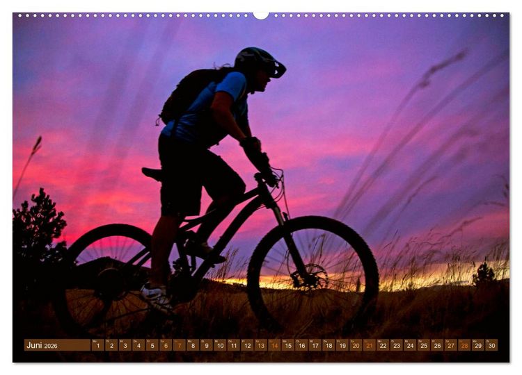 Produktbild: Mountainbike - &Uuml;ber Stock und Stein: Edition Funsport (hochwertiger Premium Wandkalender 2026 DIN A2 quer), Kunstdruck in Hochglanz
