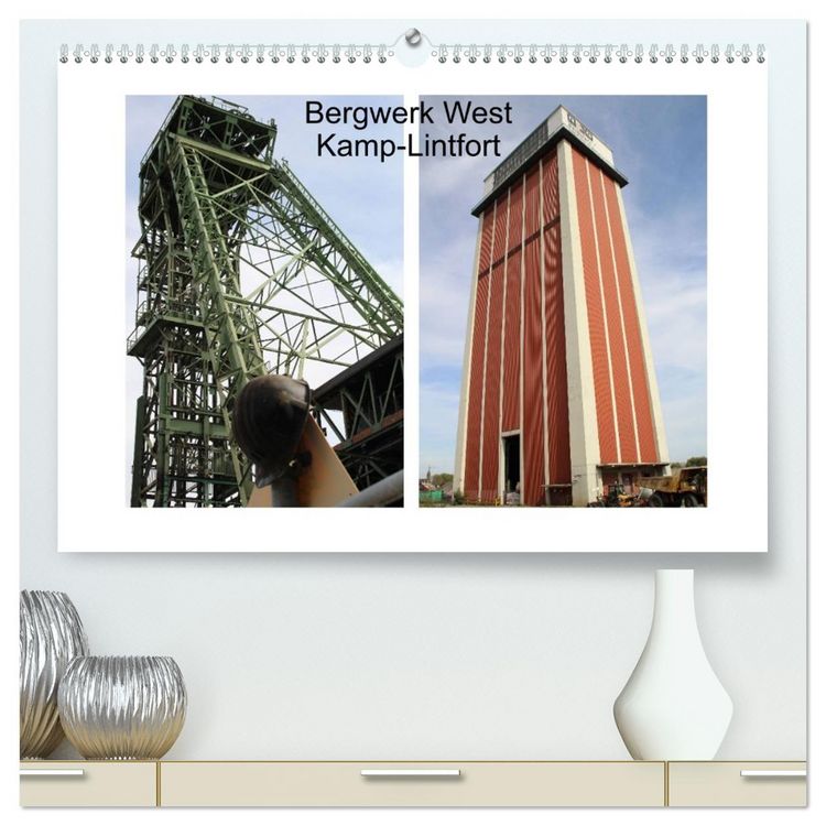 Produktbild: Bergwerk West Kamp-Lintfort (hochwertiger Premium Wandkalender 2026 DIN A2 quer), Kunstdruck in Hochglanz