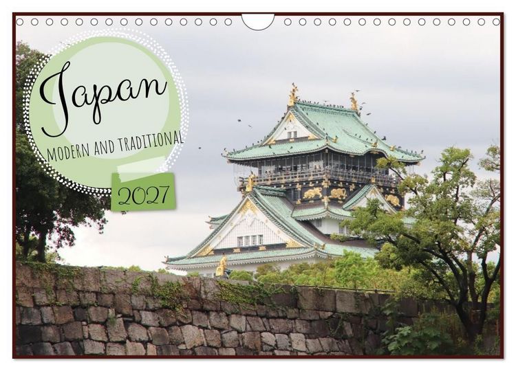 Produktbild: Japan - modern and traditional (Wall Calendar 2027 DIN A4 landscape), CALVENDO 12 Month Wall Calendar