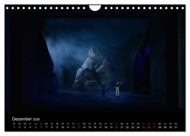 Produktbild: B&uuml;hnenbildmodelle (Wandkalender 2026 DIN A4 quer), CALVENDO Monatskalender