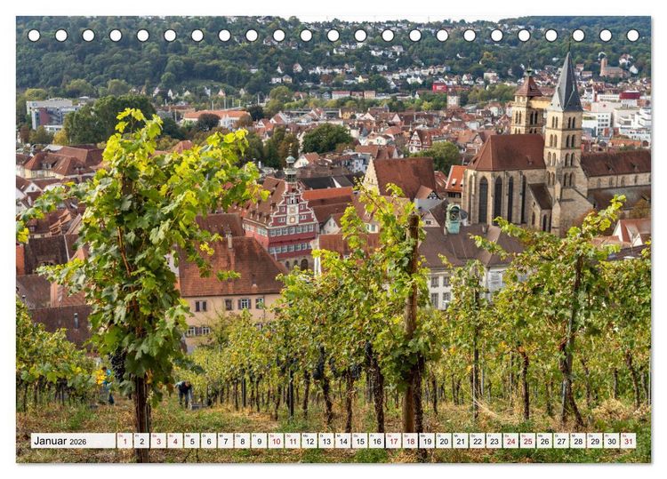 Produktbild: Esslingen am Neckar (Tischkalender 2026 DIN A5 quer), CALVENDO Monatskalender