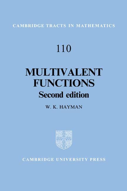 Produktbild: Multivalent Functions