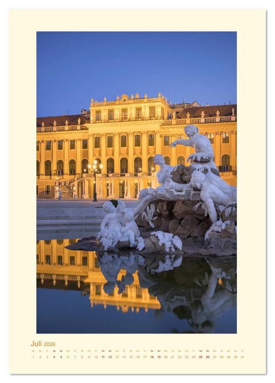 Produktbild: Meine sch&ouml;ne Stadt - ein Spaziergang durch Wien (Wandkalender 2026 DIN A4 hoch), CALVENDO Monatskalender