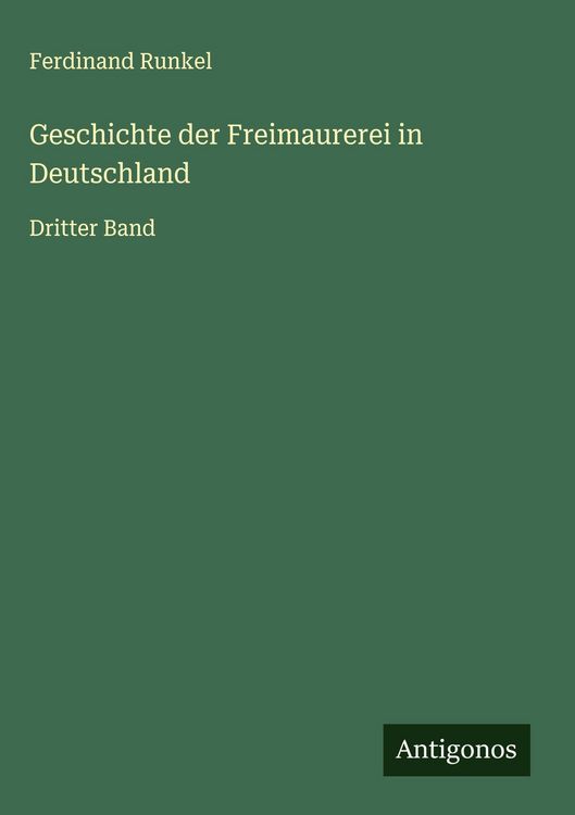 Produktbild: Geschichte der Freimaurerei in Deutschland