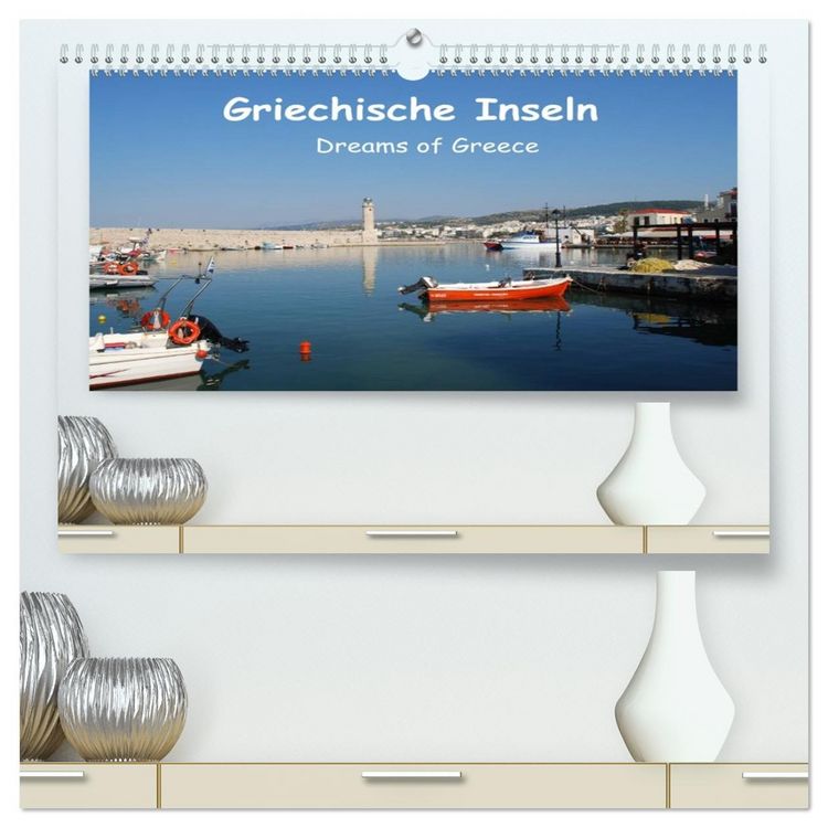 Produktbild: Griechische Inseln (hochwertiger Premium Wandkalender 2026 DIN A2 quer), Kunstdruck in Hochglanz