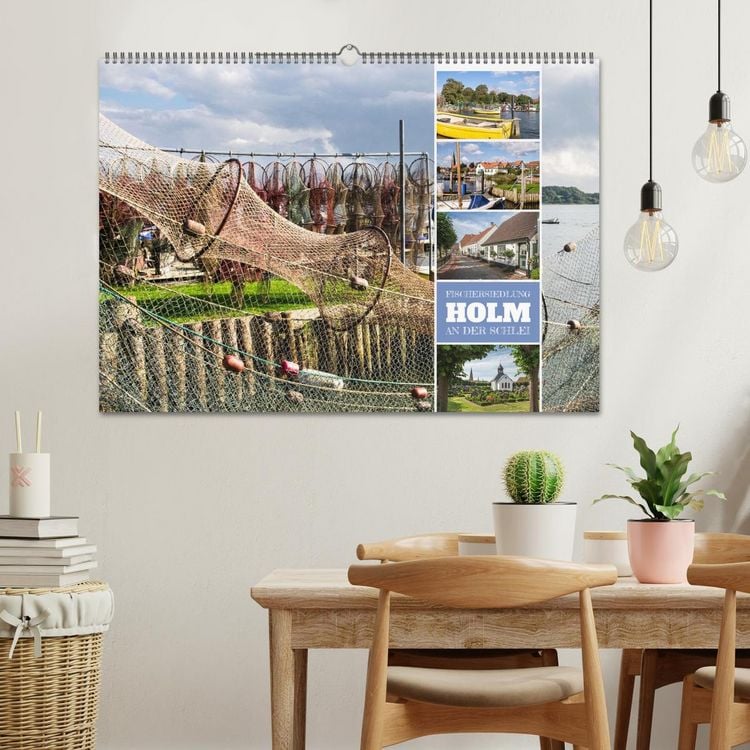 Produktbild: Fischersiedlung Holm an der Schlei (Wandkalender 2026 DIN A2 quer), CALVENDO Monatskalender