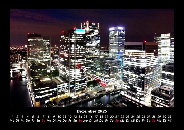 Produktbild: London 2025 Fotokalender DIN A3