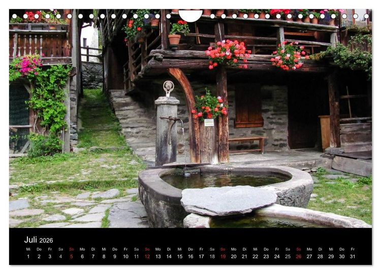 Produktbild: Grande Traversata delle Alpi - Wandern auf der GTA (Wandkalender 2026 DIN A4 quer), CALVENDO Monatskalender