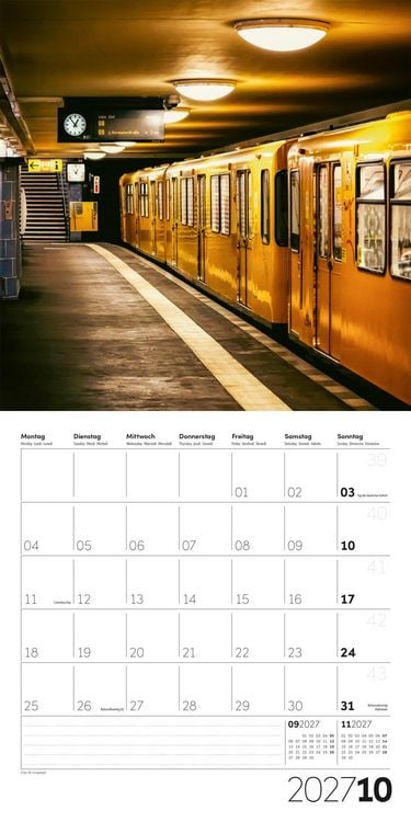 Produktbild: Die Farbe Gelb Kalender 2027 - 30x30 - Art12