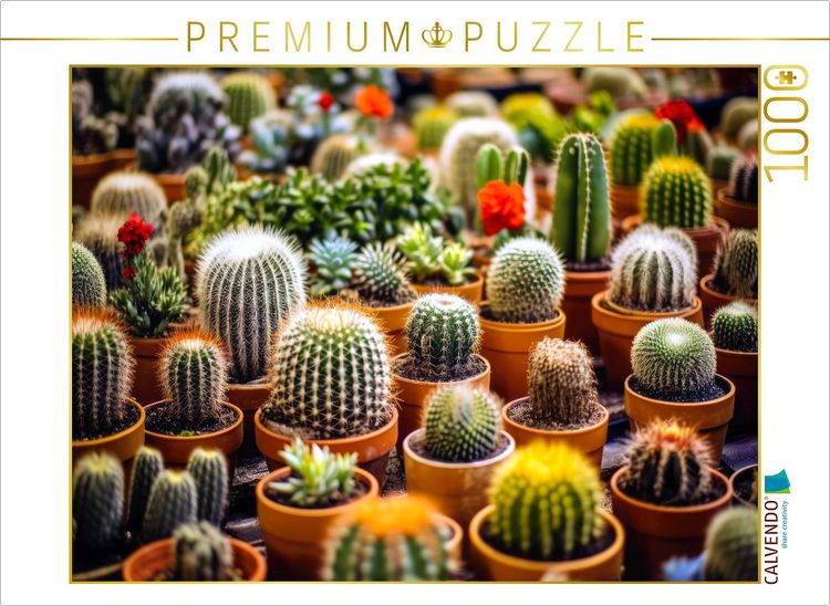 Produktbild: CALVENDO Puzzle Kaktuswunder | 1000 Teile Lege-Gr&ouml;&szlig;e 64x48cm Foto-Puzzle f&uuml;r gl&uuml;ckliche Stunden