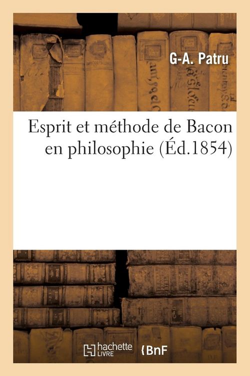 Produktbild: Esprit Et M&eacute;thode de Bacon En Philosophie