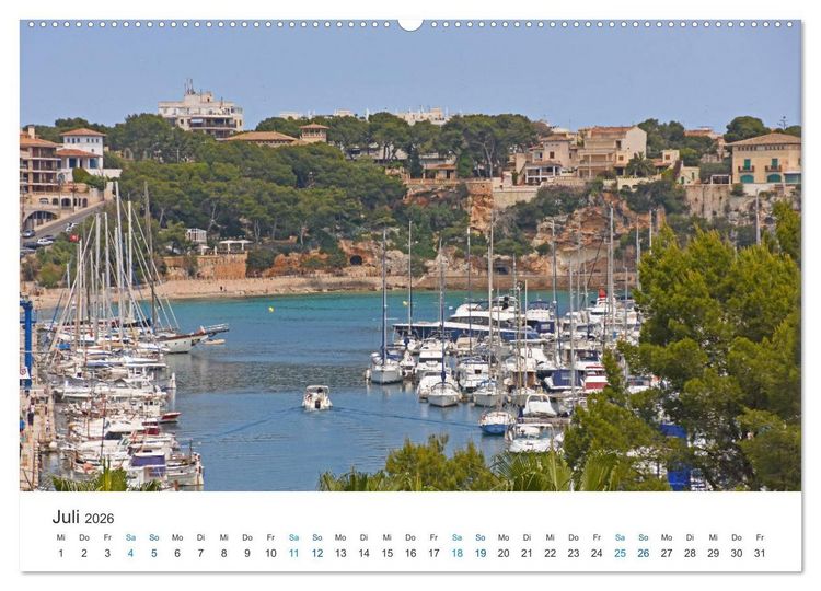 Produktbild: Segelboote und Yachten - Lebensart am Mittelmeer (hochwertiger Premium Wandkalender 2026 DIN A2 quer), Kunstdruck in Hochglanz