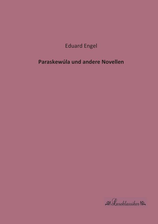 Produktbild: Paraskew&uacute;la und andere Novellen