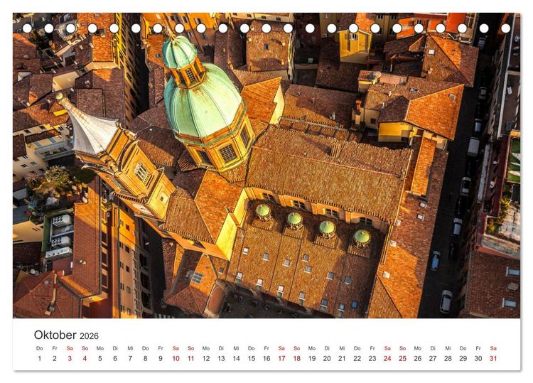 Produktbild: Bologna - Impressionen der wundersch&ouml;nen Universit&auml;tsstadt. (Tischkalender 2026 DIN A5 quer), CALVENDO Monatskalender