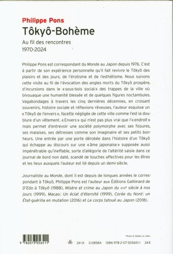 Produktbild: Tokyo-Boh&ecirc;me : au fil des rencontres : 1970-2024