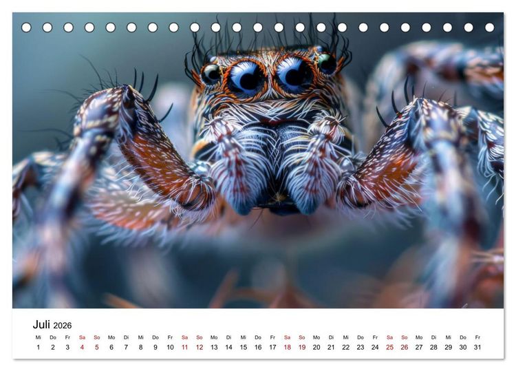 Produktbild: Insekten hautnah (Tischkalender 2026 DIN A5 quer), CALVENDO Monatskalender